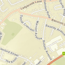 41 Marriott Avenue, Mansfield, Nottinghamshire Street Map