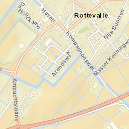 Rottevalle Street Map