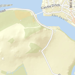 8 Castle Ditch, Caernarfon, Gwynedd LL55 Street Map