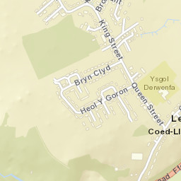 Leeswood Street Map