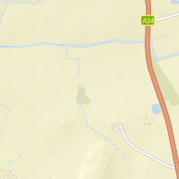 Moreton, o/s Little Moreton Hall Car Park Street Map