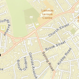 16 Langton Road, Sutton-in-Ashfield, Nottinghamshire Street Map