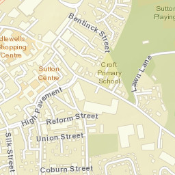 Sutton in Ashfield Street Map