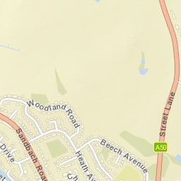 Rode Heath Street Map