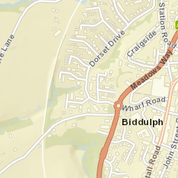 Biddulph Street Map