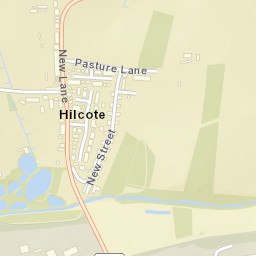 55 New Lane, Hilcote, Alfreton, Derbyshire Street Map