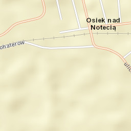 Osiek nad Notecią Street Map
