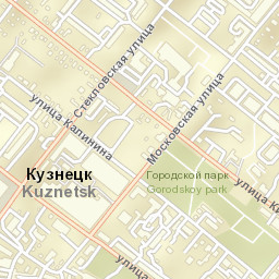 Kuznetsk Street Map
