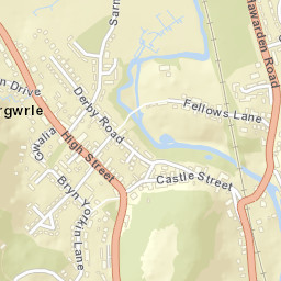 Caergwrle Street Map