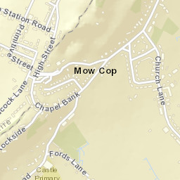 31 Mow Cop Road, Mow Cop, Stoke-on-Trent Street Map