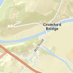 1 Mill Road, Cromford, Matlock, Derbyshire Street Map