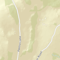 Bryn Yorkin Lane, Wrexham, Flintshire, UK Street Map