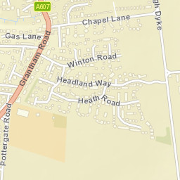 Navenby Street Map