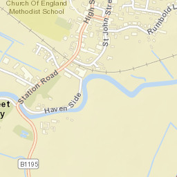 Wainfleet All Saints Street Map
