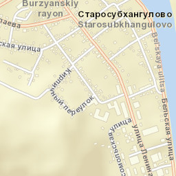 Starosubkhangulovo Street Map