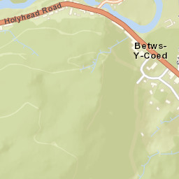 Betws-y-Coed Street Map