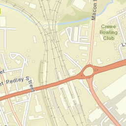 Nantwich Road, Crewe, Cheshire East CW2 Street Map