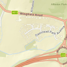 Each Well Lane, Alfreton, Derbyshire DE55 Street Map