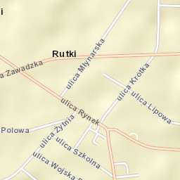 Rutki-Kossaki Street Map