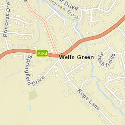 1 Springfield Drive, Crewe, Cheshire East CW2, UK Street Map