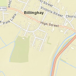 Billinghay Street Map
