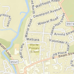 Nantwich Street Map