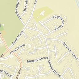 Barony Road, Nantwich, Cheshire East Street Map