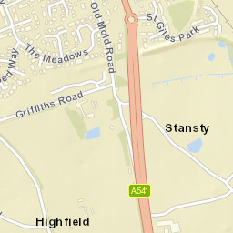 Mold Road, Gwersyllt, Wrexham LL11, UK Street Map