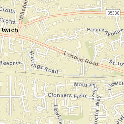 5 London Rd, Nantwich, Cheshire East CW5 6LJ, UK Street Map