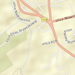 Rypin Street Map