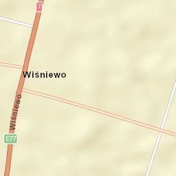 Wiśniewo Street Map