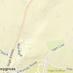 Peny Groes, Caernarfon, Gwynedd LL54, UK Street Map