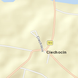 Ciechocin Street Map