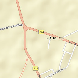 Grudusk Street Map