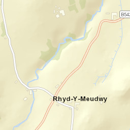 B5429, Ruthin, Denbighshire LL15 2SS, UK Street Map