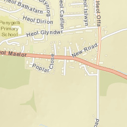 Coedpoeth Street Map