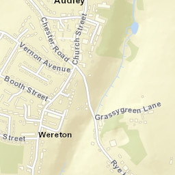 Audley Street Map