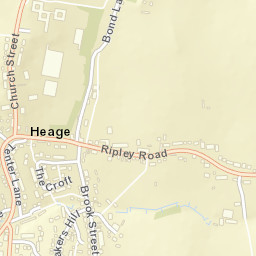 Heage Street Map