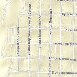 Kartaly Street Map
