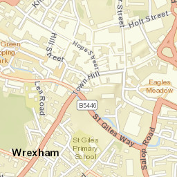 12-19 Yorke Street, Wrexham LL13, UK Street Map