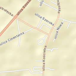 Śniadowo Street Map