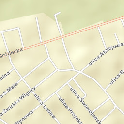 Michałowo Street Map