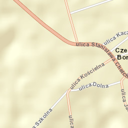 Czernice Borowe Street Map