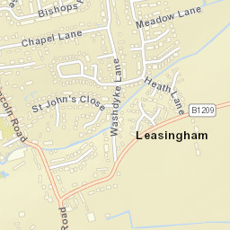 Leasingham Street Map