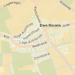 Den Hoorn Street Map