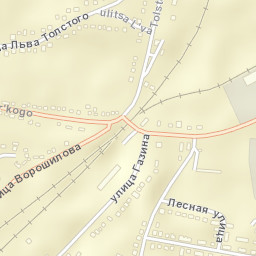 Lebedyan’ Street Map