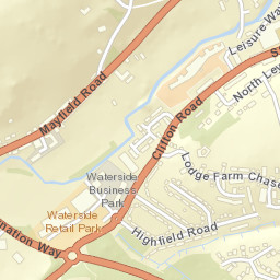 52 Belle Vue Road, Ashbourne, Derbyshire DE6 Street Map