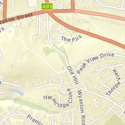 2 Belper Road, Ashbourne, Derbyshire DE6 Street Map