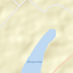 Zbójno Street Map
