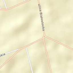 Turośń Kościelna Street Map